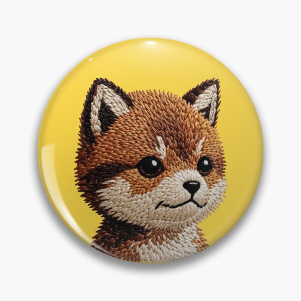 Item preview, Embroidered Stare-Down That's Cuteness Overload! designed and sold by OjingO.