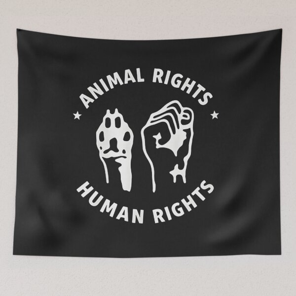 Item preview, Animal Rights Human Rights Social Justice - Paw and Fist Activist Art designed and sold by ZyxDes.
