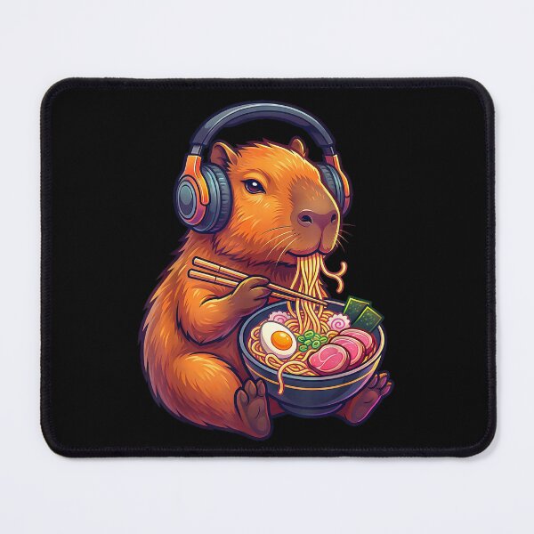 Item preview, Funny Capybara Ramen Japanese Art for Men Women Kids , Capybara Gift Lover designed and sold by DZIRI NAJAT.