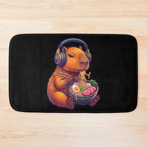Item preview, Funny Capybara Ramen Japanese Art for Men Women Kids , Capybara Gift Lover  designed and sold by DZIRI NAJAT.