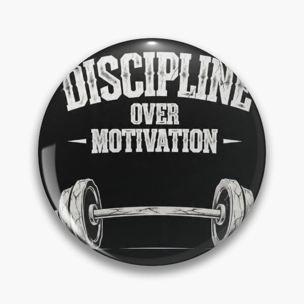 Item preview, Discipline over motivation designed and sold by Whippy-Fashion.