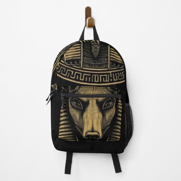 Item preview, Ancient Egyptian Anubis God Gold Mandala - Mythology Art designed and sold by YTAStudio.