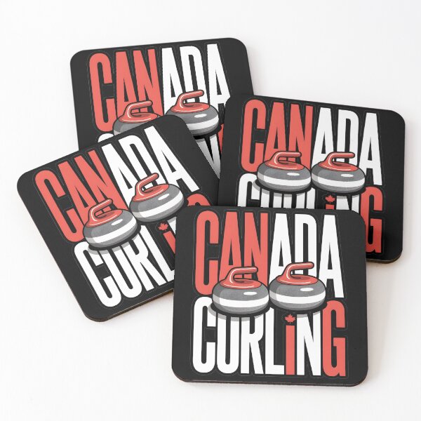 Item preview, Canada Curling Typography designed and sold by 404wearpl.