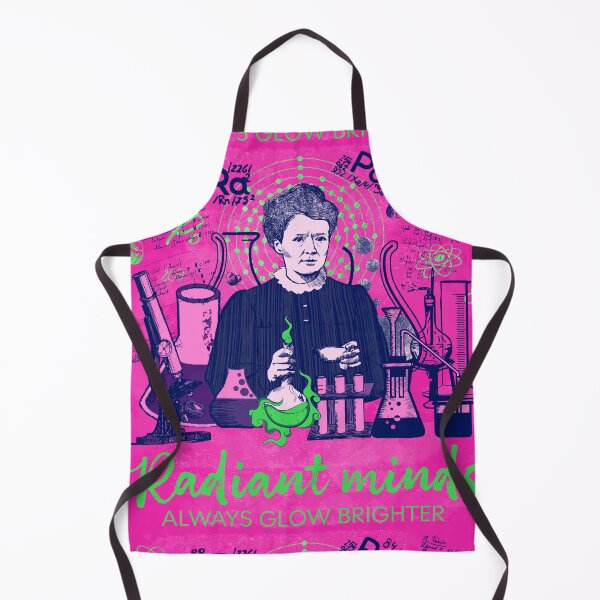 Item preview, Maria Skłodowska-Curie in green and pink; Radiant minds designed and sold by Drawmecute.