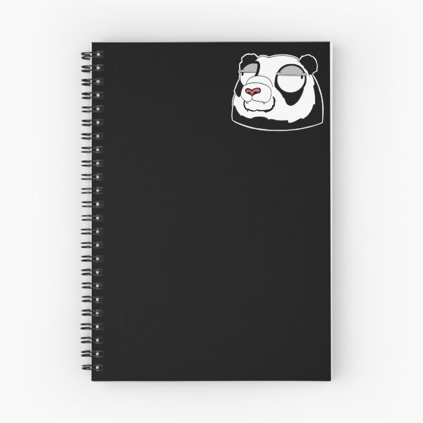 Item preview, Sleepy Grumpy Panda Face – Cute Funny Cartoon Panda Sticker designed and sold by DanWils.