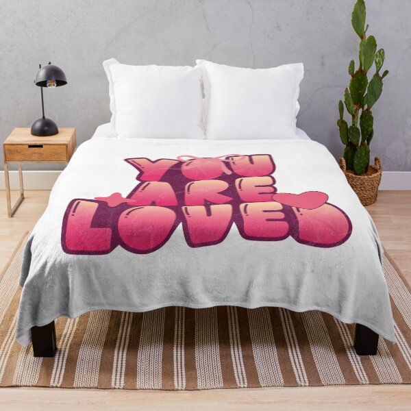 Item preview, You Are Loved Cute Valentine Typography Design designed and sold by PatiMood.