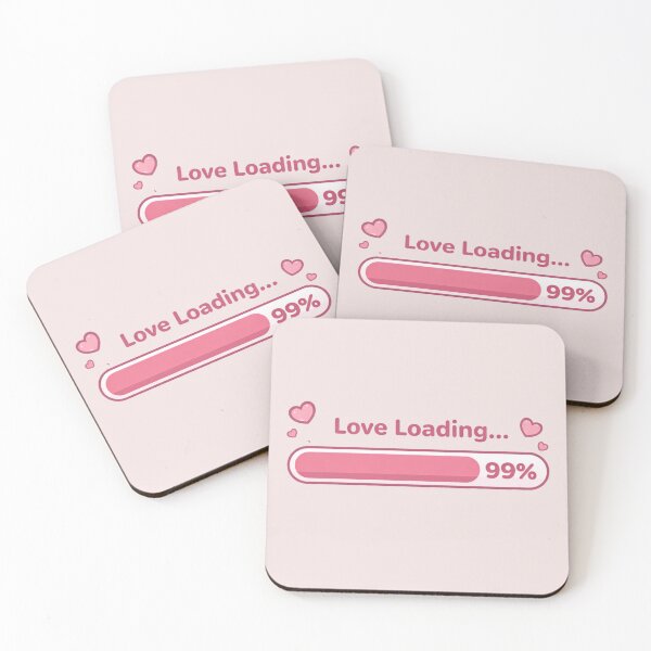 Item preview, Love Loading... 99% Aesthetic Pink Progress Bar designed and sold by ValeriValera.