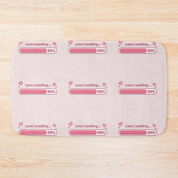 Item preview, Love Loading... 99% Aesthetic Pink Progress Bar designed and sold by ValeriValera.