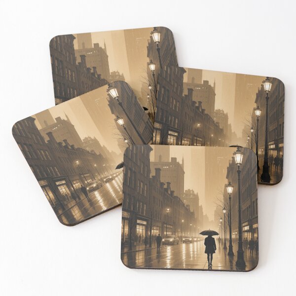 Item preview, Silhouette in the Rain designed and sold by Undersea Ai Art.