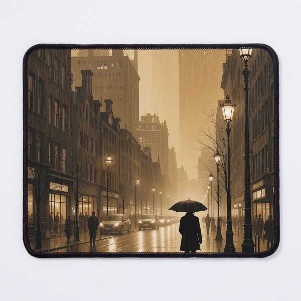 Item preview, Silhouette in the Rain designed and sold by Undersea Ai Art.