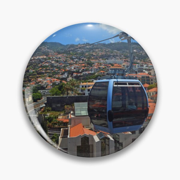 Item preview, Cable car gondola over Funchal Madeira. designed and sold by Umdash919.