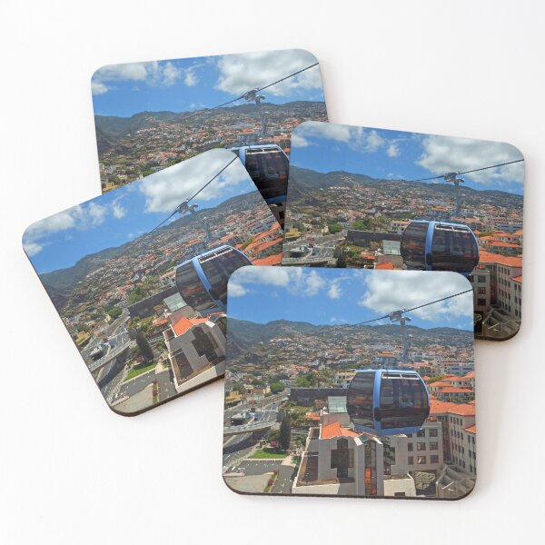 Item preview, Cable car gondola over Funchal Madeira. designed and sold by Umdash919.