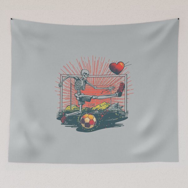 Item preview, Skeleton Soccer Goal Love designed and sold by Zakrytos ★★★★★.