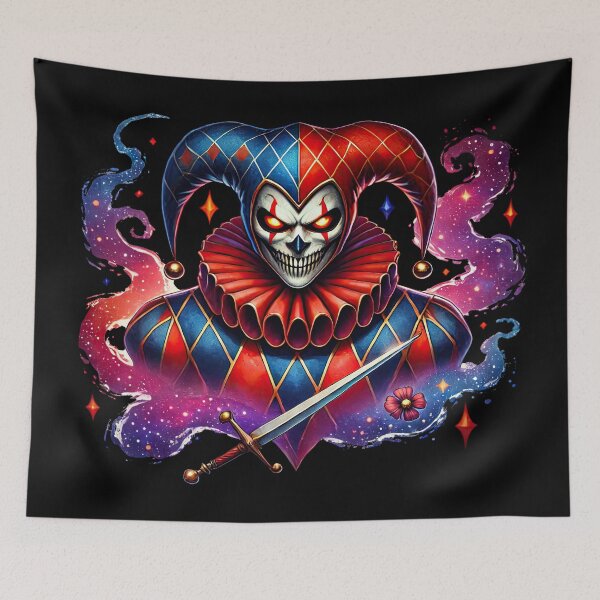 Item preview, Grin of the Damned The Mad Harlequin designed and sold by TheInkRaven.