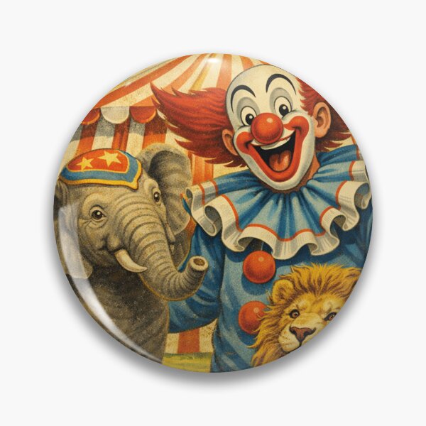Item preview, Bozo the Clown – Nostalgic Circus Adventure Design designed and sold by Mauswohn.