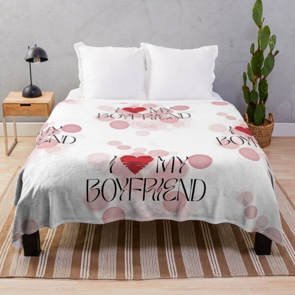 Item preview, I Love My Boyfriend – Love Quote Illustration designed and sold by iamKRUK.