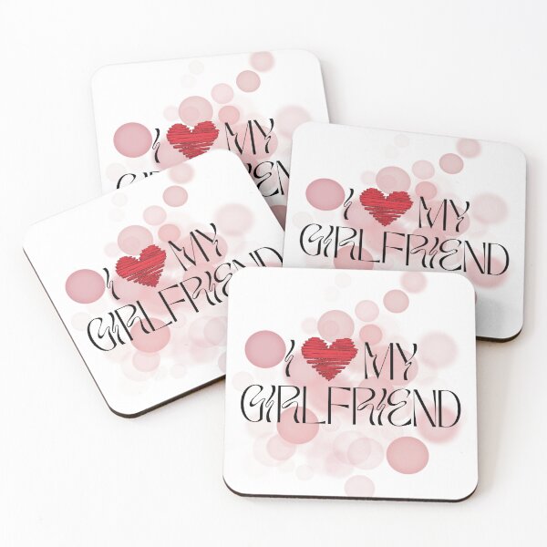 Item preview, I Love My Girlfriend – Love Quote Illustration designed and sold by iamKRUK.