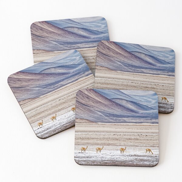 Item preview, Wild Vicuñas at Salar de Antofalla Salt Flat Argentina designed and sold by Keltoi-art.