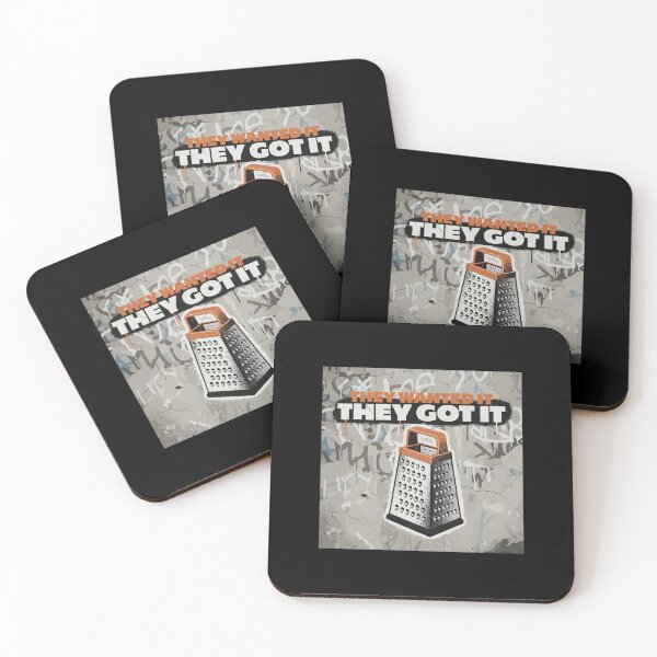 Item preview, Street Art Cheese Grater Design - "They Wanted It They Got It" Urban Graffiti Graphic designed and sold by  MOHAMED.