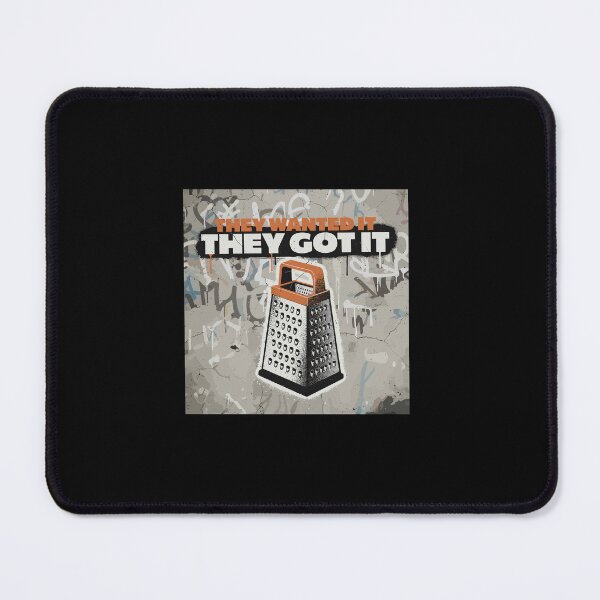 Item preview, Street Art Cheese Grater Design - "They Wanted It They Got It" Urban Graffiti Graphic designed and sold by Evaevonechi.
