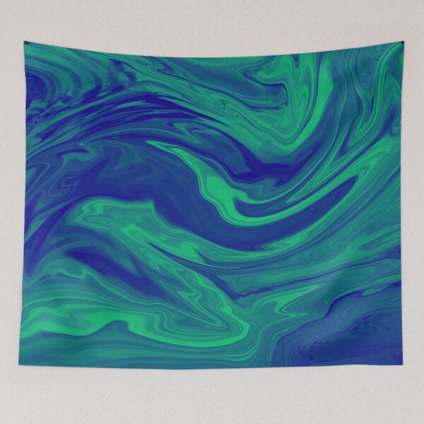 Item preview, Marble Decor Blue & Green designed and sold by LeNew.