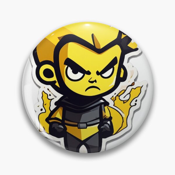 Item preview, Yellow superhero – cartoon character designed and sold by CNYT Studio.