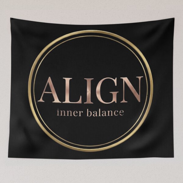 Item preview, Align Inner Balance – Luxury Gold Minimalist Zen Design designed and sold by MonaRose_Art.