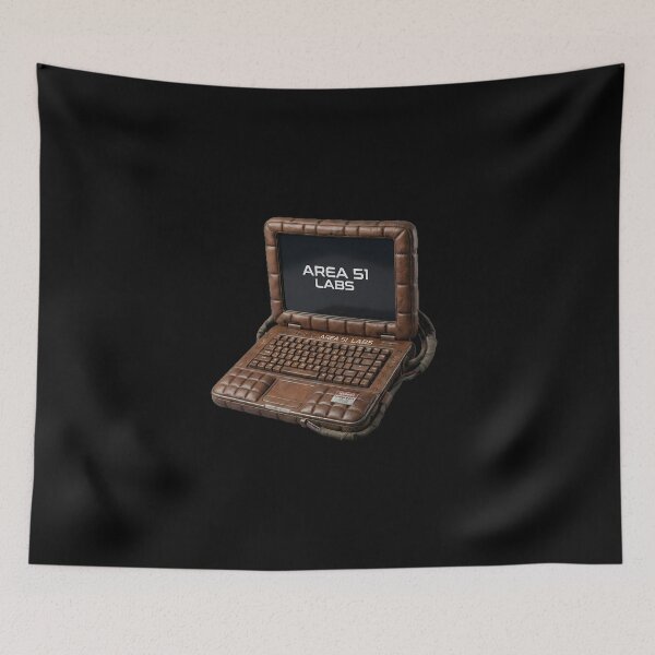 Item preview, Area 51 Labs: TACTICAL LAPTOP - Vintage White Edition (Classified Archive) designed and sold by AREA51.LABS.