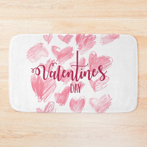 Item preview, Pink Brush Stroke Hearts Valentines Day - Soft Romantic Doodle Heart Scatter Art Print designed and sold by DesignArtist.ia.