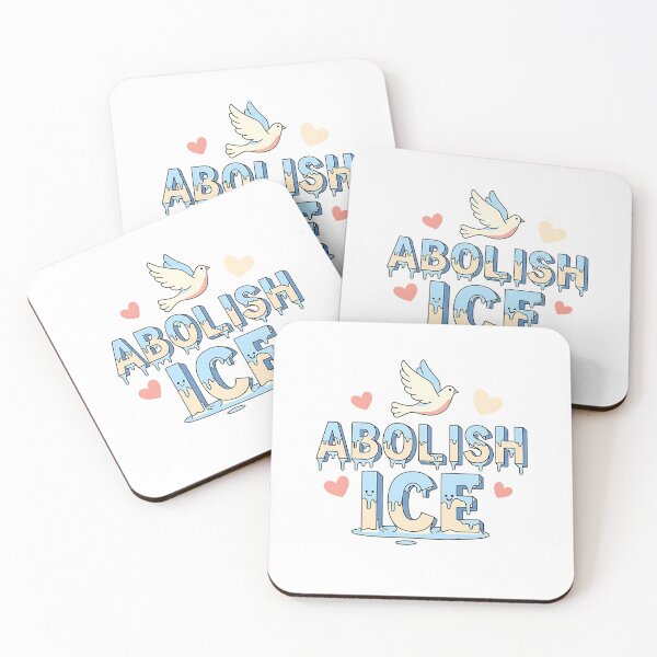 Item preview, Abolish ICE - Retro Melting Text Activism designed and sold by iwzzuel.