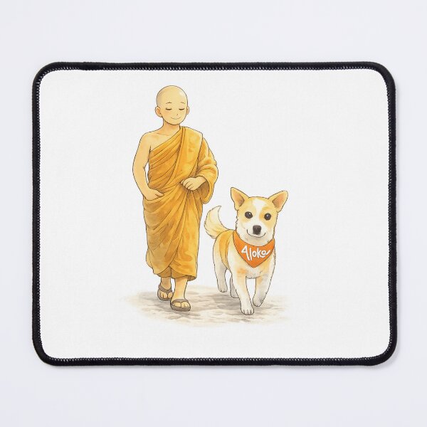 Item preview, Aloka and Monk – Mindful Walks for Peace and Kindness designed and sold by ThaiArtShop.