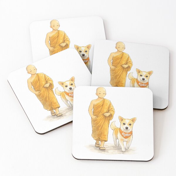Item preview, Aloka and Monk – Mindful Walks for Peace and Kindness designed and sold by ThaiArtShop.