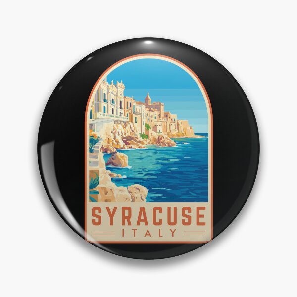 Item preview, Syracuse in Sicily, Italy Vintage Travel Art Emblem designed and sold by MaateoDesign.