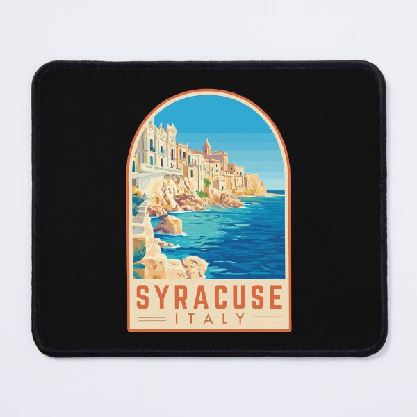 Item preview, Emblema de arte de viaje vintage de Siracusa en Sicilia, Italia designed and sold by MaateoDesign.