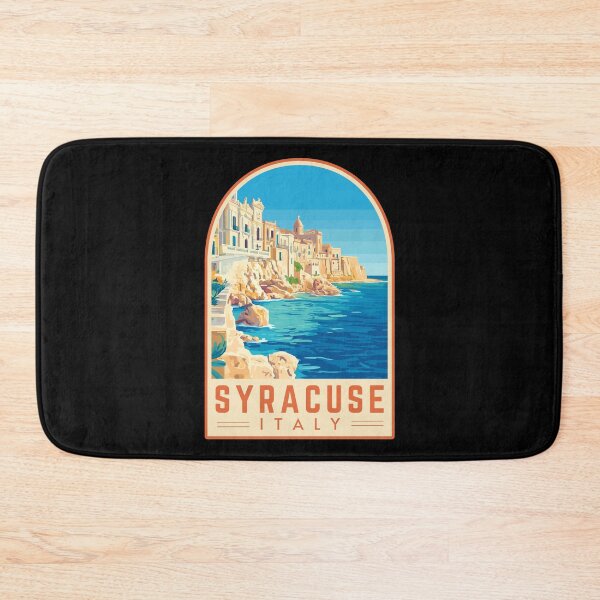 Item preview, Syracuse in Sicily, Italy Vintage Travel Art Emblem designed and sold by MaateoDesign.