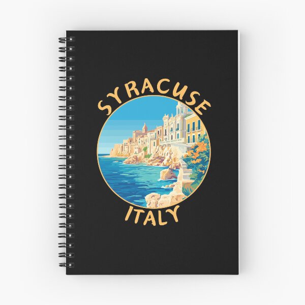 Item preview, Syracuse in Sicily, Italy Retro Travel Art Circle Emblem designed and sold by MaateoDesign.