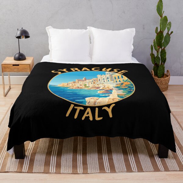 Item preview, Syracuse in Sicily, Italy Retro Travel Art Circle Emblem designed and sold by MaateoDesign.