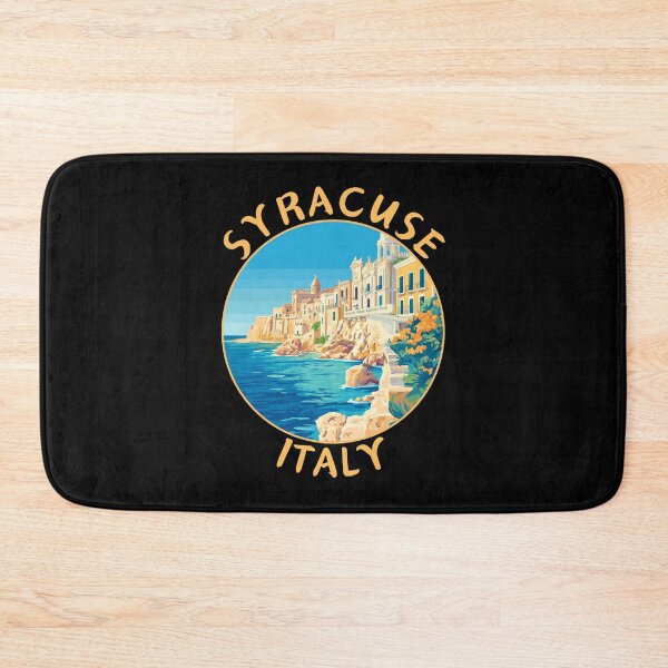 Item preview, Syracuse in Sicily, Italy Retro Travel Art Circle Emblem designed and sold by MaateoDesign.