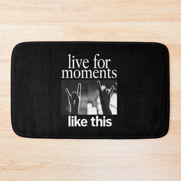 Item preview, Live For Moments Like This Rock Music Concert Horns Gesture Art designed and sold by SplashTastic.
