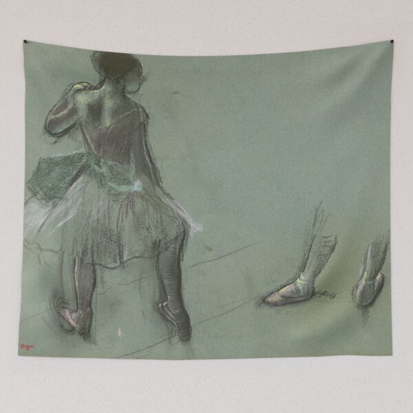Item preview, Dancer Seen From Behind and Three Studies of Feet by Edgar Degas: Ballet Study Poster designed and sold by artofuniverse.