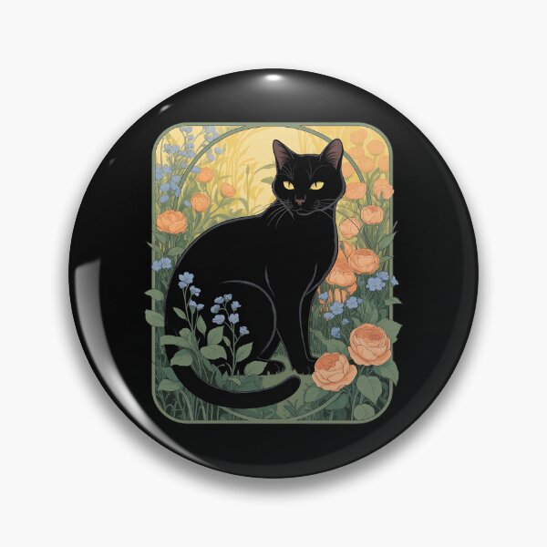Item preview, Cottagecore Aesthetic Cat Flowers Nature Garden Lover Women designed and sold by angolinnArt.