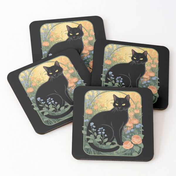 Item preview, Cottagecore Aesthetic Cat Flowers Nature Garden Lover Women designed and sold by angolinnArt.