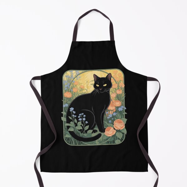Item preview, Cottagecore Aesthetic Cat Flowers Nature Garden Lover Women designed and sold by angolinnArt.