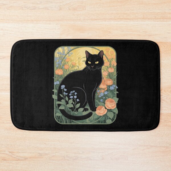 Item preview, Cottagecore Aesthetic Cat Flowers Nature Garden Lover Women designed and sold by angolinnArt.