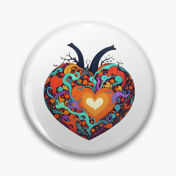 Item preview, Halloween Fairytale Pumpkin Heart designed and sold by Digiheart.