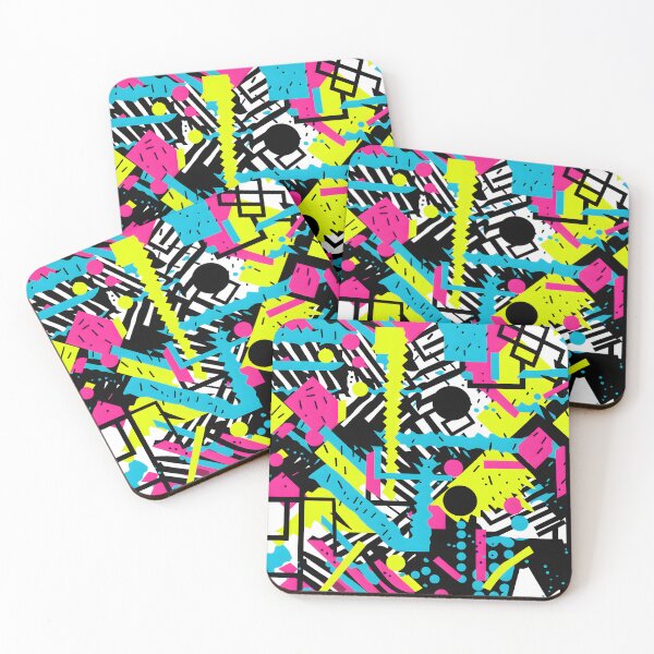 Item preview, 1980's Memphis Design Style Retro Fluro Pattern 1 designed and sold by Retro Skate Shop.