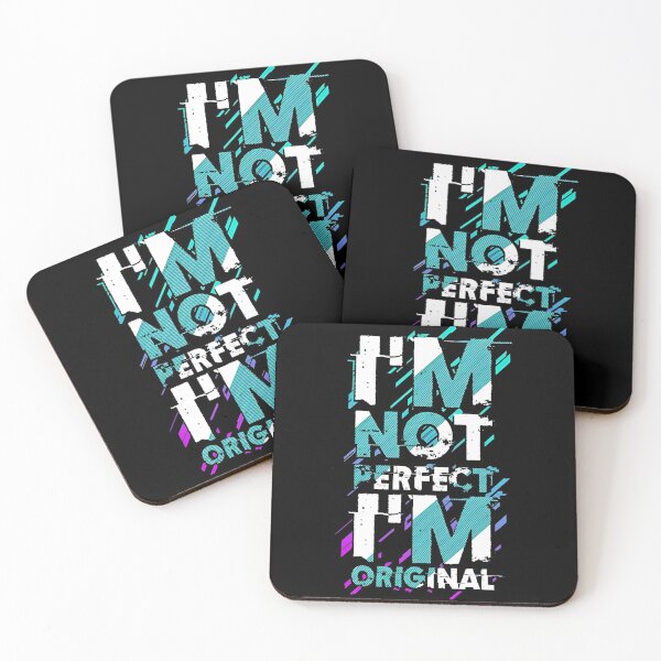 Item preview, I’m Not Perfect, I’m Original – Bold Motivational Typography Design designed and sold by Dyan4.