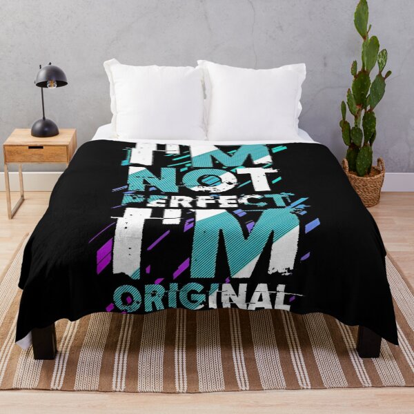 Item preview, I’m Not Perfect, I’m Original – Bold Motivational Typography Design designed and sold by Dyan4.