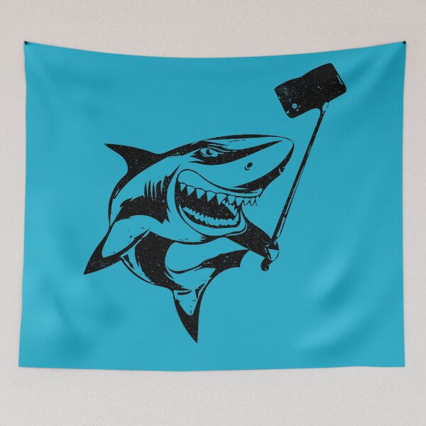 Item preview, Shark Selfie designed and sold by bullshirter.