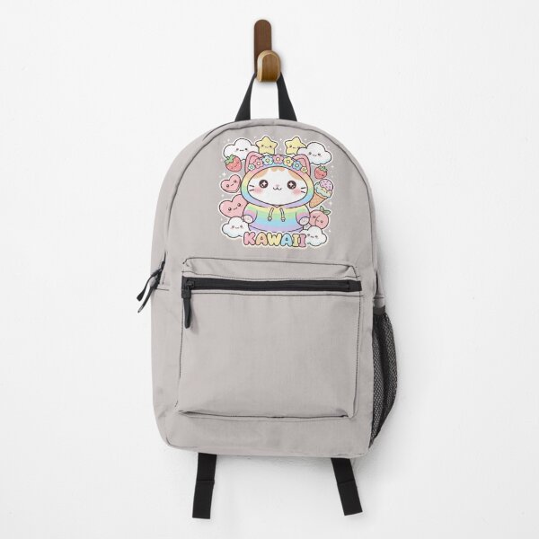 Item preview, Pastel Rainbow Kawaii Kitty – Cute Floral Cat Hoodie designed and sold by ValeriValera.